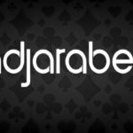 adjarabet logo on black background